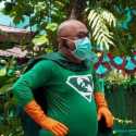New Man, Superhero Buncit Ikon Protokol Kesehatan Surabaya