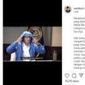 Sandi Ungkap Makna Jaket Biru Dalam Video Instagramnya Yang Diunggah Hari Ini