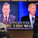 Moon Jae-in Minta Joe Biden Lanjutkan Pencapaian Dialog Denuklirisasi Korea Utara Era Trump