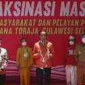 Tinjau Vaksinasi Guru Di Makassar, Jokowi Buka Kemungkinan Uji Coba Belajar Tatap Muka di Juli