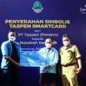 Permudah Akses Nasabah bjb, PT Taspen Serahkan Taspen Smartcard