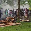 Prihatin Atas Kematian 3 Mahasiswa UKSW, Ratusan Warga Papua Di Jateng Gelar Tradisi Bakar Batu