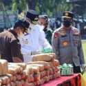 Irjen Wahyu Widada Hadiri Pemusnahan Narkoba  Hasil Operasi Oditurat Militer Banda Aceh