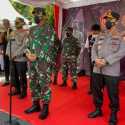 Panglima TNI Bersama Kapolri Tinjau Vaksinasi 2.000 Prajurit TNI-Polri Di Palembang