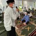 Gema Takbir Iringi Salat Jumat Pertama di Tenda Masjid At Tabayyun TVM