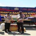 Brimob Bergerak Salurkan Bantuan, Evakuasi Korban Hingga Dirikan Dapur Umum Di NTT