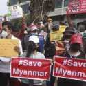 Ikut Protes Damai Anti-Kudeta, Dua Diplomat Myanmar Di Tokyo Dipecat