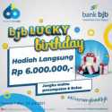 bjb 60versary, Promo Lucky Birthday Berhadiah Jutaan Rupiah