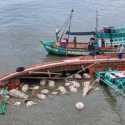 200 Ekor Babi Asal Thailand Tenggelam Di Laut Lepas, Awak Kapal Selamat
