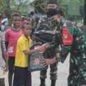 TNI Berbagi Tali Asih Idul Fitri Di Kampung Mosso Papua