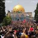 Polisi Israel Bubarkan Paksa Warga Palestina Yang Hendak Rayakan Gencatan Senjata Di Al-Aqsa