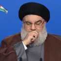 Digosipkan Sakit Keras, Pemimpin Hizbullah Lebanon Hassan Nasrallah Muncul Di TV Dan Mengaku Sehat