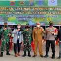 TNI-Polri Bareng Yayasan Mariana Serbu Samosir Dengan 10.000 Vaksin