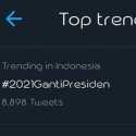 #2021GantiPresiden Trending Topic, Mayoritas Tak Puas Dengan Penanganan Covid-19