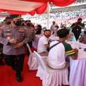 Bersama Panglima TNI, Kapolri Tinjau Vaksinasi Massal Di GBK