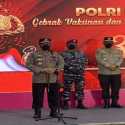 Kapolri Tinjau Vaksinasi dan Penyaluran Bansos Akpol 91 di JHCC Senayan