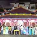 Lepas Status Level 2, Warga Tionghoa Gelar Ritual Tiong Chiu di Kletheng Kwang Sing Bio Tuban