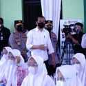 Bareng Kapolri, Presiden Jokowi Tinjau Vaksinasi Rumah Ibadah dan Pondok Pesantren di Jatim