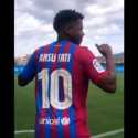 Sama-sama Jebolan La Masia, Ansu Fati Warisi Nomor 10 Messi di Barcelona