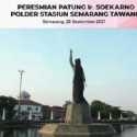 Megawati Resmikan Patung Bung Karno di Stasiun Kota Semarang