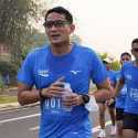 Ikut Lomba Lari Hybrid Terbesar di Indonesia, Sandiaga Uno Optimis Sektor Parekraf Segera Bangkit