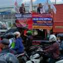 Tuntut Kenaikan Upah, Ribuan Buruh Tangerang Datangi Kantor Gubernur Banten di Serang