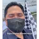 Momen Unik saat Jokowi Jajal Sirkuit Mandalika, Erick Thohir: Saya Bagian Bendera Saja