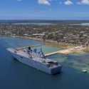 Kehilangan Daya, Kapal Perang Raksasa Australia Terdampar Usai Kirim Bantuan ke Tonga