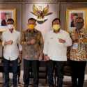 Bahas Strategi Partai, Elite Golkar Lampung Temui Sekjen Lodewijk F Paulus