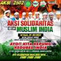 Aksi Solidaritas, FPI dan Ormas Islam akan Geruduk Kedubes India di Jakarta