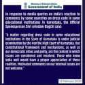 Kontroversi Hijab di Karnataka, Kemenlu India: Komentar Menyudutkan Tidak Dapat Diterima