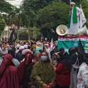 Demo Bela Islam, Massa 212 Geruduk Kemenag Minta Yaqut Mundur