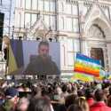 Aksi Solidaritas Bersama Rakyat Ukraina, Ribuan Warga Italia Padati Kota Florence