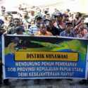 Gelar Aksi Damai, Ribuan Masyarakat Yapen Dukung DOB Kepulauan Papua Utara