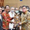 Datang ke DPR, Menko Airlangga Bahas RUU Pembentukan Peraturan Perundang-undangan