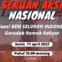 Kabar Terbaru, BEM SI Aksi Unjuk Rasa 11 April di DPR RI