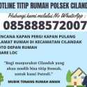 Pastikan Rumah Aman Ditinggal Mudik, Polsek Cilandak Buka Hotline Pengaduan