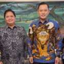 Di Rumah Ketum Golkar, AHY: Saya Terus Mendoakan Pak Airlangga Sukses