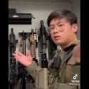 Viral, Pemuda Ini Pamerkan Senjata AK Alfa Gun hingga Senapan Serbu HK 416 di Rumahnya