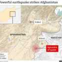 China Siapkan Bantuan untuk Korban Gempa Afghanistan