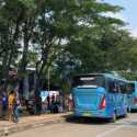 Bus Pariwisata Standby Antar-Jemput Pengunjung Formula E di Area Ancol