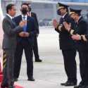 Rombongan Presiden Jokowi Sudah Tiba di Indonesia, Langsung Disambut Maruf Amin