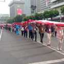 Bendera Sepanjang 1,7 KM Diarak dalam Kirab Merah Putih