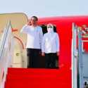 Pagi-Pagi, Presiden Jokowi Bersama Iriana Terbang ke Jawa Tengah