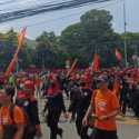 Pendaftaran Partai Buruh di KPU Dikawal Ratusan Orang, Ada Mobil Komando
