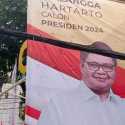 Spanduk Airlangga Hartarto Capres 2024 Terpampang di Depan DPRD DKI