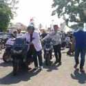 Protes Kenaikan BBM, Puluhan Warga Kuningan Ramai-ramai Dorong Motor ke Kantor DPRD