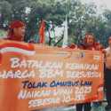 Buruh Geruduk Kantor Anies, Minta Kenaikan Upah dan Tolak Kenaikan BBM