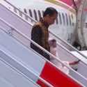 Iriana Jokowi Terpeleset Jatuh dari Tangga Pesawat saat Tiba di Bali