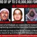 AS Siap Beri Rp 155 Miliar untuk Informasi Keberadaan Tiga Pentolan Al-Shabaab
